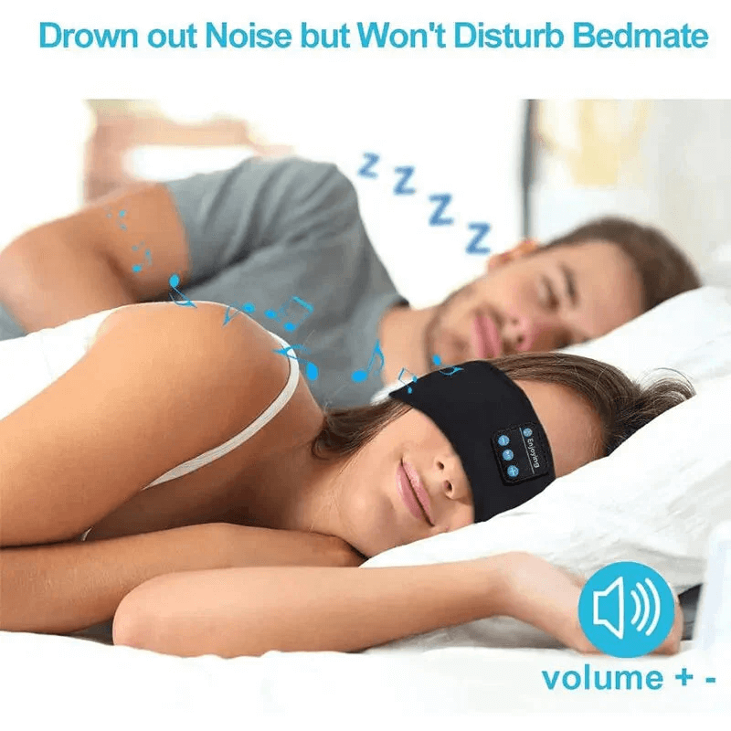 Bluetooth Sleep Headband â Wireless Headphones, Built-In Speakers, Comfortable Fabric, 10-Hour Battery Life