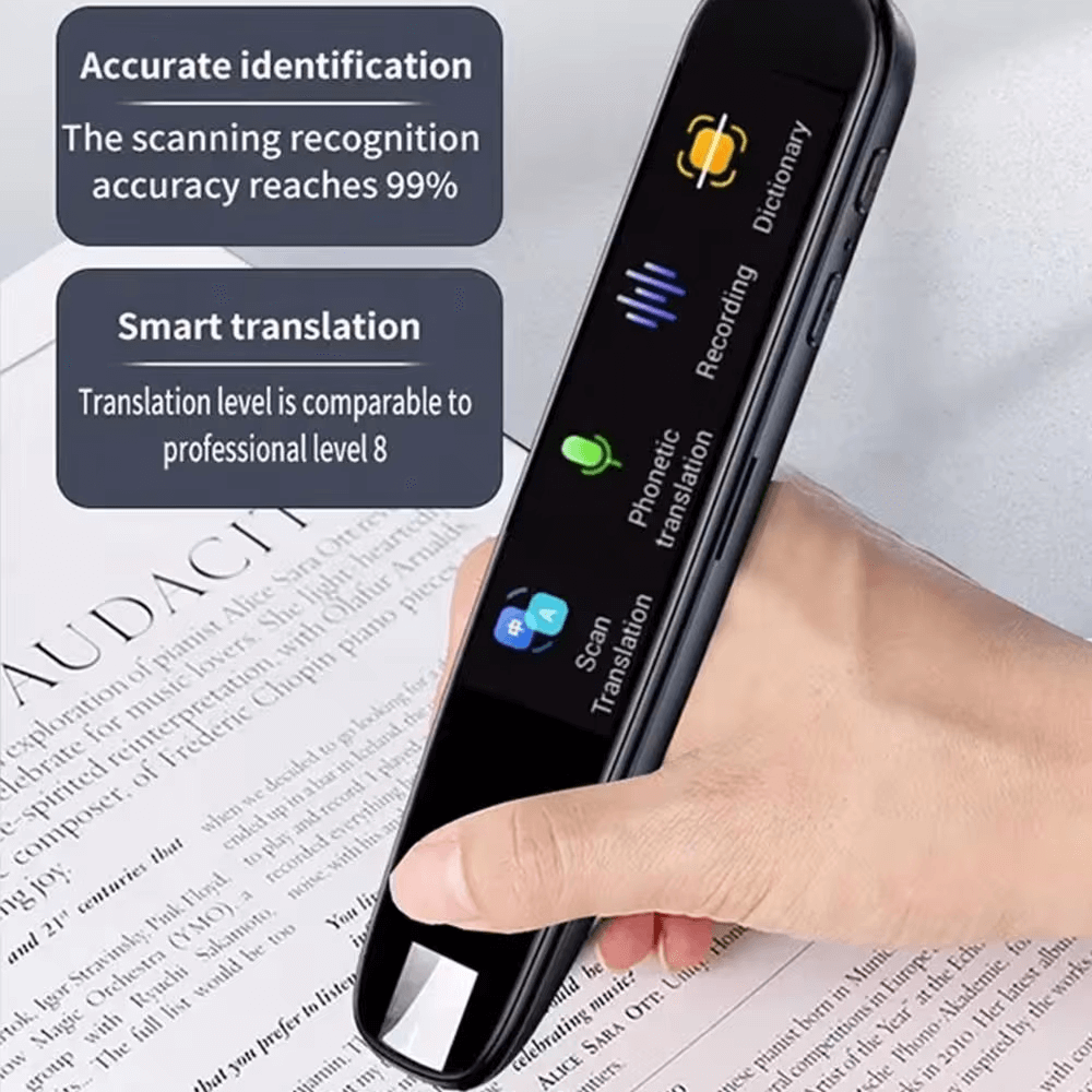 LingoScan™ Smart Translator Pen – 123-Language Offline Scanner, Dictionary & Reader for Students & Teachers