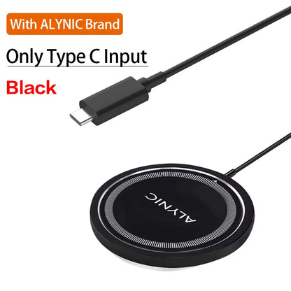 MagniCharge™ 30W Magnetic Wireless Charging Stand – Fast PD Charger Dock for iPhone 12–15 Pro Max, AirPods & More