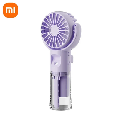 Xiaomi MistMate™ Mini Humidifier Fan – Cool Down, Freshen Up! Portable Rechargeable Handheld Fan with Humidifier Mini Water Spray Fan