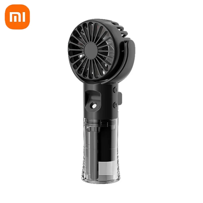 Xiaomi MistMate™ Mini Humidifier Fan – Cool Down, Freshen Up! Portable Rechargeable Handheld Fan with Humidifier Mini Water Spray Fan