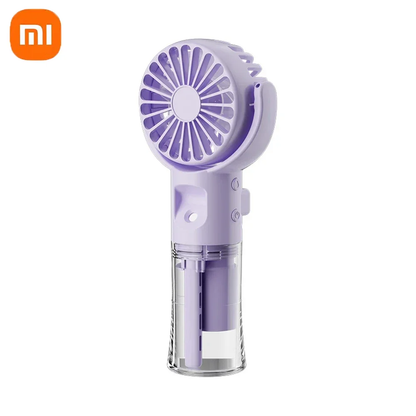 Xiaomi MistMate™ Mini Humidifier Fan – Cool Down, Freshen Up! Portable Rechargeable Handheld Fan with Humidifier Mini Water Spray Fan