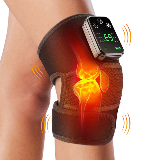 ThermaFlex™ 3-in-1 Heated Knee & Joint Massager – Vibration, Heat & Infrared Relief for Knees, Elbows & Shoulders