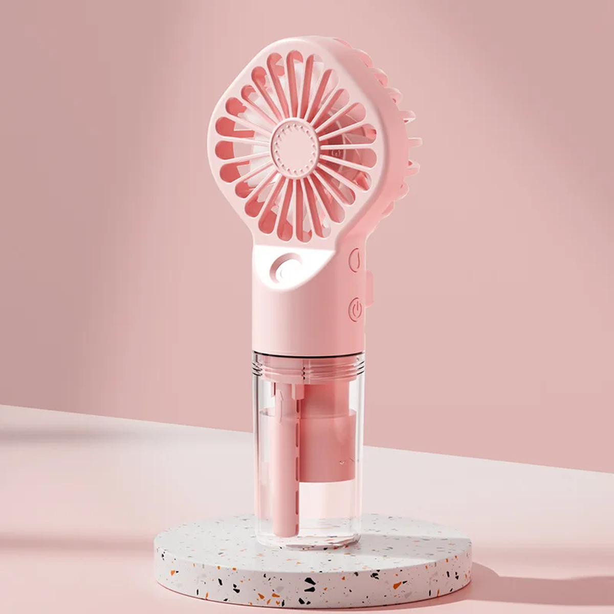 Xiaomi MistMate™ Mini Humidifier Fan – Cool Down, Freshen Up! Portable Rechargeable Handheld Fan with Humidifier Mini Water Spray Fan