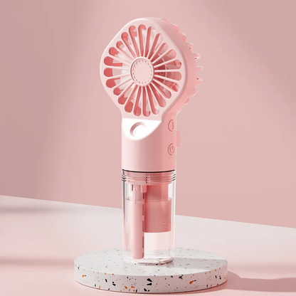 Xiaomi MistMate™ Mini Humidifier Fan – Cool Down, Freshen Up! Portable Rechargeable Handheld Fan with Humidifier Mini Water Spray Fan
