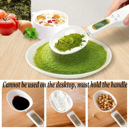 ZestyScoop™ Digital Mini Spoon Scale – Precision Measuring for gym workouts, kitchen measurements and more (0.1g–500g LCD Display)