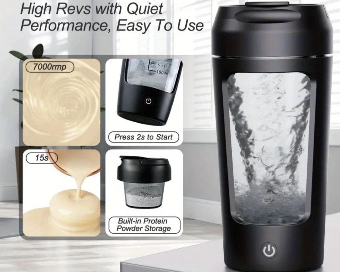 ZestyShake™ Pro – 500ml Electric Protein & Coffee Mixer Cup | Auto Shaker Bottle for Gym, Work & On-the-Go Fuel