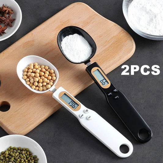ZestyScoop™ Digital Mini Spoon Scale – Precision Measuring for gym workouts, kitchen measurements and more (0.1g–500g LCD Display)
