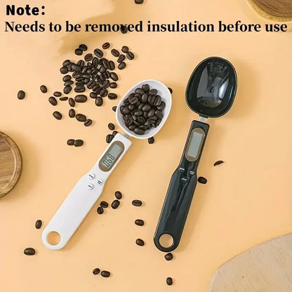 ZestyScoop™ Digital Mini Spoon Scale – Precision Measuring for gym workouts, kitchen measurements and more (0.1g–500g LCD Display)